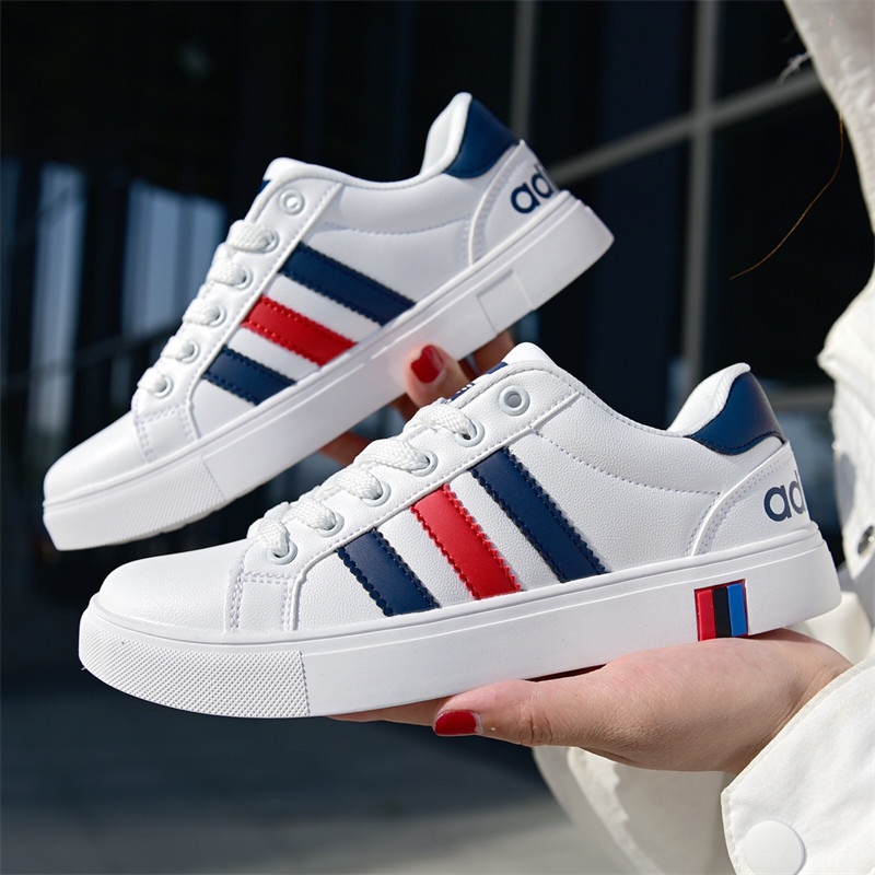 Giày Thể Thao Adidas Bằng Da Thấm Hút Mồ Hôi Chống Trượt Cho Nam Và Nữ