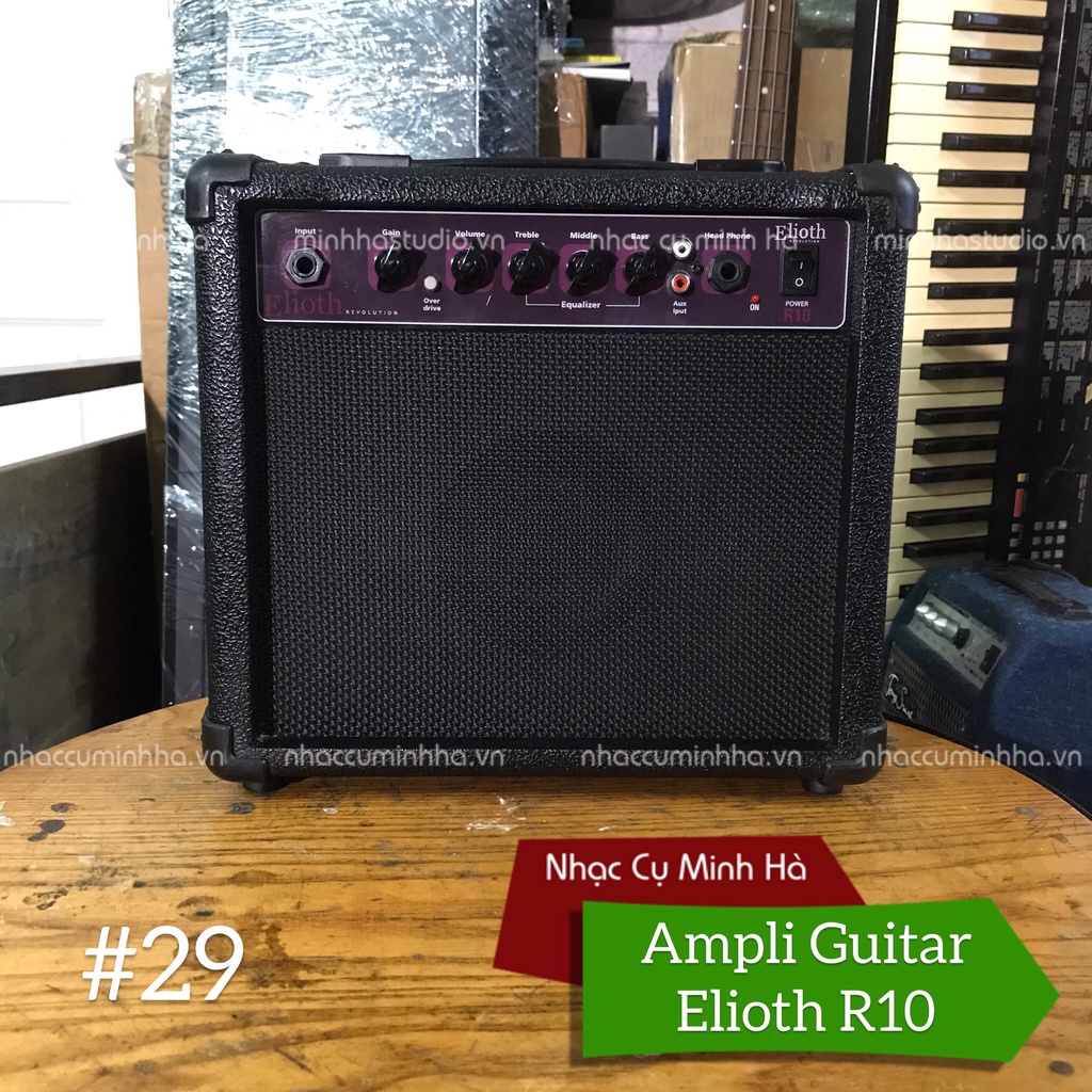 Ampli cho Guitar điện Elioth R10 chinh hãng, đã qua sử dụng, còn mới, chạy hoàn hảo