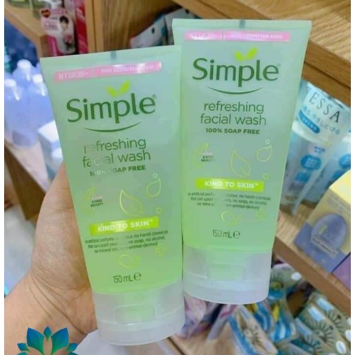 Sữa Rửa Mặt Simple Kind To Skin Refreshing Facial Wash Gel 150ml | BigBuy360 - bigbuy360.vn