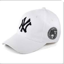 Mũ new york trắng