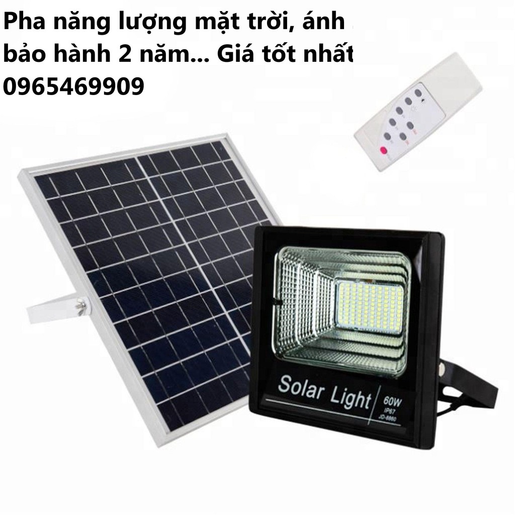 Đèn pha led NLMT, đèn pha chiếu sáng sử dụng năng lượng mặt trời