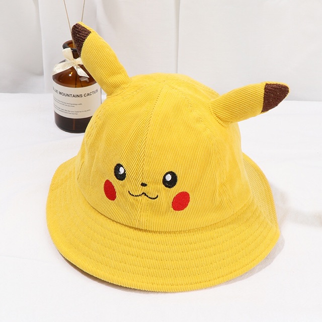 Mũ Pikachu rộng vành cho bé yêu(phá giá)