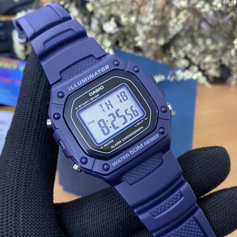 Đồng hồ nam Casio Anh Khuê W-218H-2AVDF