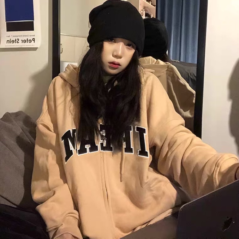 Áo Hoddie màu cafe in Chữ AK16