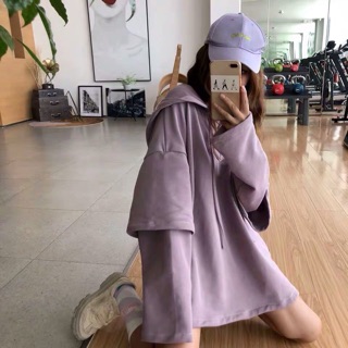 Áo Nỉ Oversize Ulzzang ( Có ảnh thật )