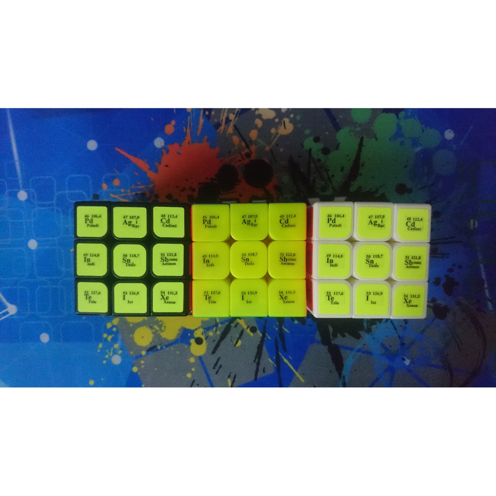 Rubik 3x3x3 Nguyên Tố Hóa Học