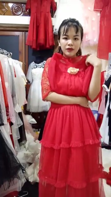 Đầm đi tiệc cái cấp tiểu thư