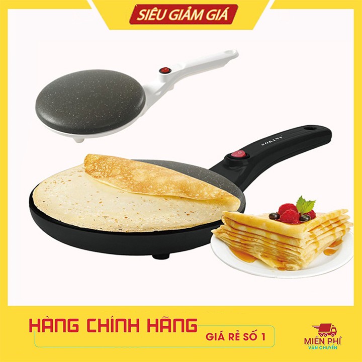 Máy làm bánh pancake, bánh crepe, bánh tráng tại nhà Sokany
