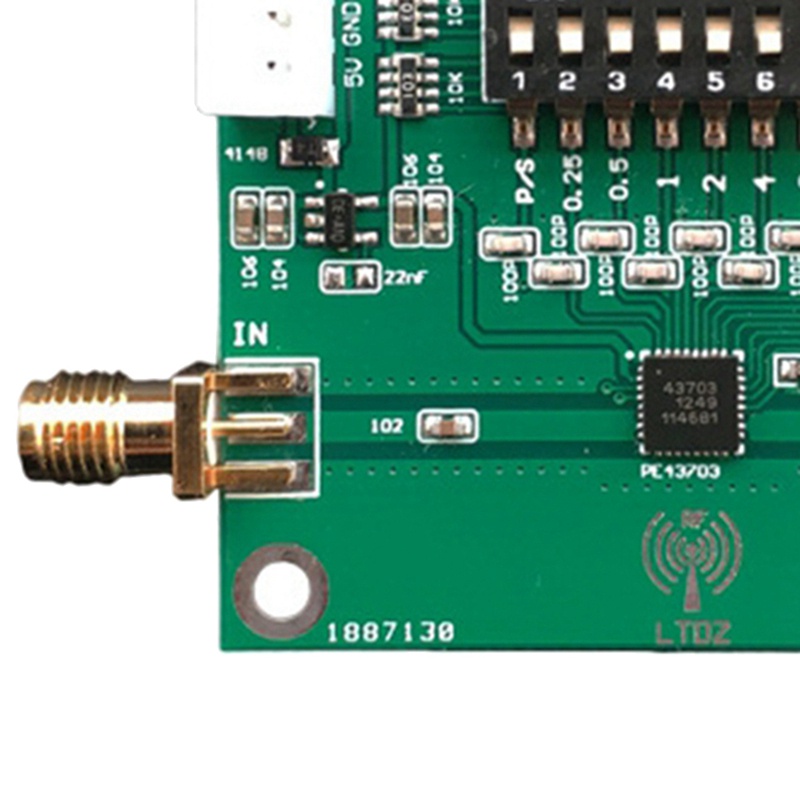 Mô Đun Hạ Áp PE43703 RF 9K-6GHz 0.25DB Xuống 31.75DB Chuyên Dụng