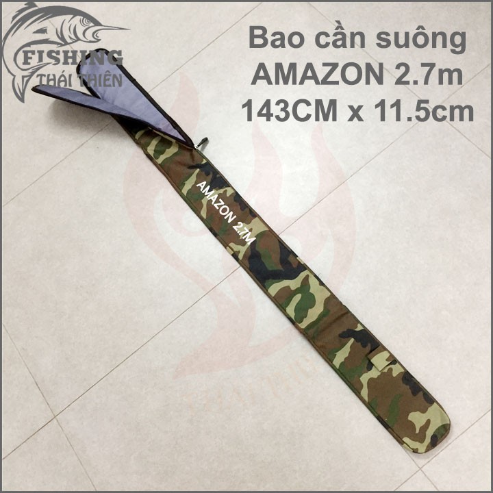 Túi Đựng Cần Câu Cá, Bao Cần Cứng Abu Camou Vân Lính Rằn Ri Cao Cấp Siêu Bền 120cm, 140cm, 160cm