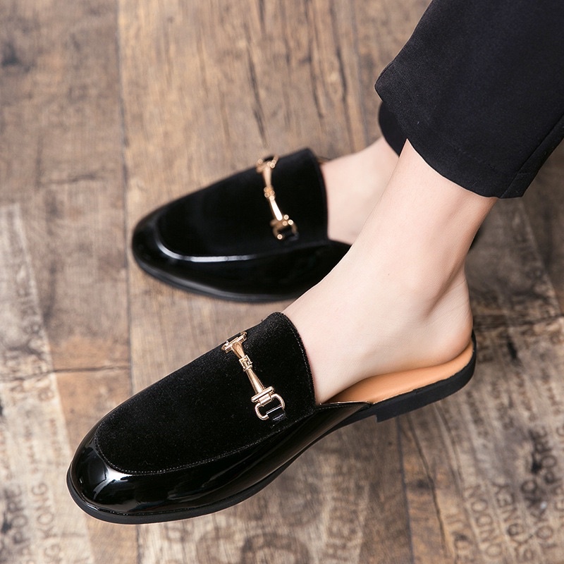 Giầy sục nam bóng pha da lộn nỉ mới nhất cho nam)