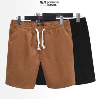 Quần ngắn nam Budge Short 100% chất Nhung Gân dày dặn thoáng mát, ít nhăn - FEAER DENIM