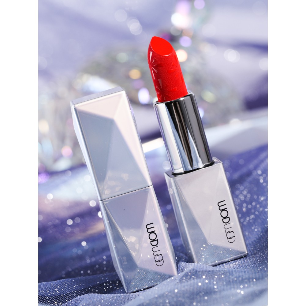 Son Thỏi Lì Dưỡng Ẩm WODWOD VELVET MATTE LIP GLOSS No.W763 Pha Lê Bạc Lấp Lánh Sang Trọng