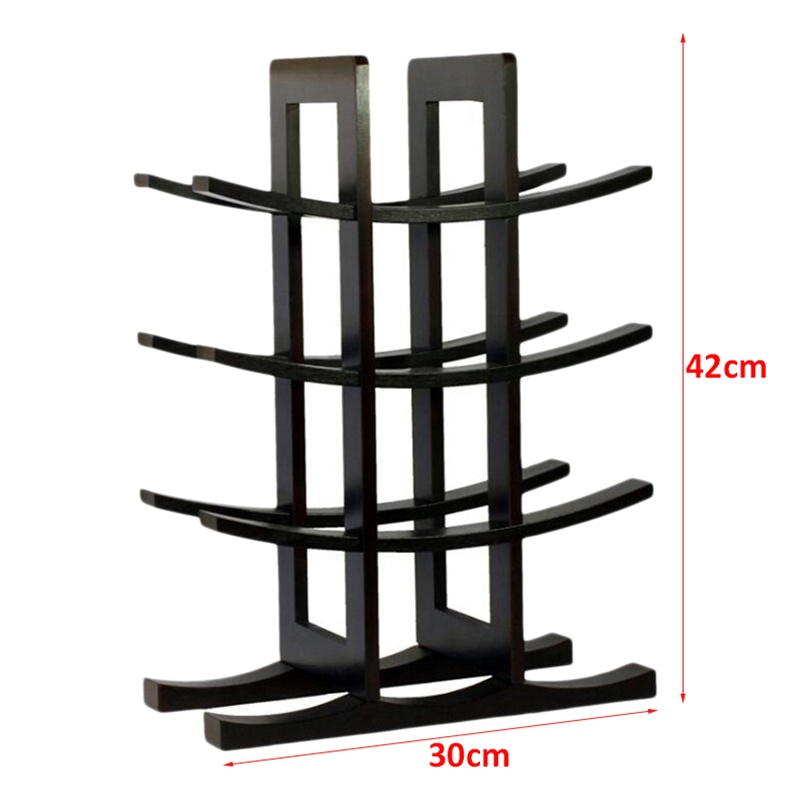 Kệ gỗ 12 ngăn đựng chai rượu vang trang trí nhà bếp