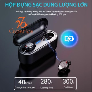 Tai nghe true wireless AMOI F9 | Bản QUỐC TẾ | Bluetooth 5.0 | Pin 280 giờ |Chống Ồn | Chống Nước | sạc dự phòng 2019