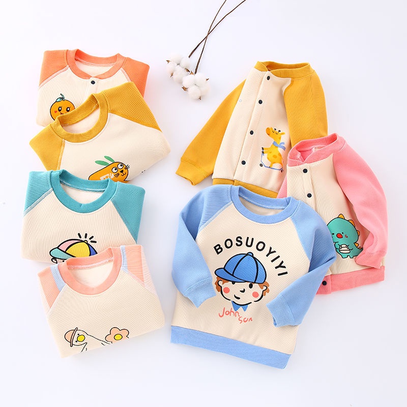 Áo khoác len thu đông cho bé trai và bé gái phong cách Hàn Quốc - A15