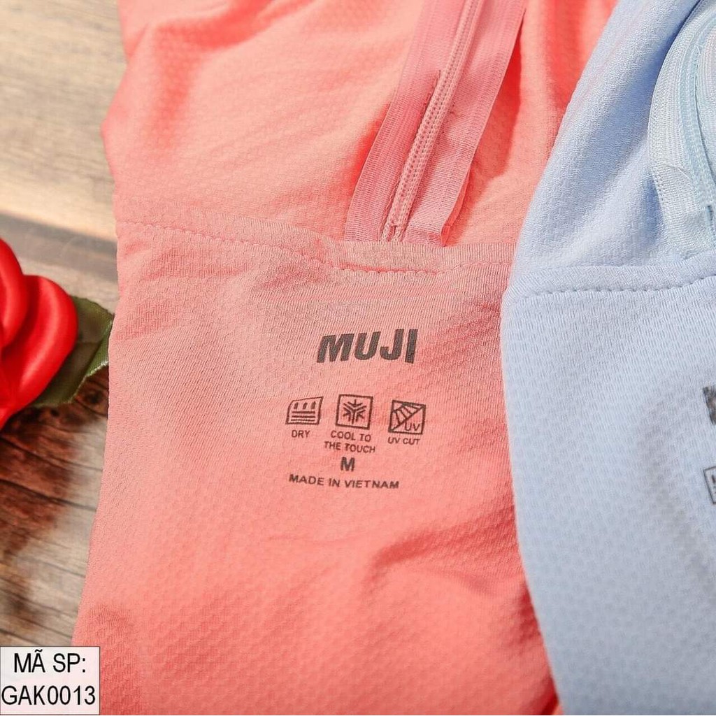 Áo Chống Nắng Nữ - Áo Chống Nắng 2 Lớp Muji Chống Tia UV, Tia Cực Tím - EVA13 | WebRaoVat - webraovat.net.vn