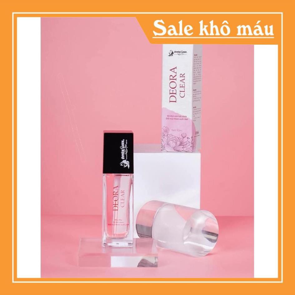 Combo 2 lọ Xịt khử mùi hôi nách Deora Clear -Quyên Lara Hương thơm bền lâu hương nước hoa quyễn rũ hàng chính hãng- 50ml