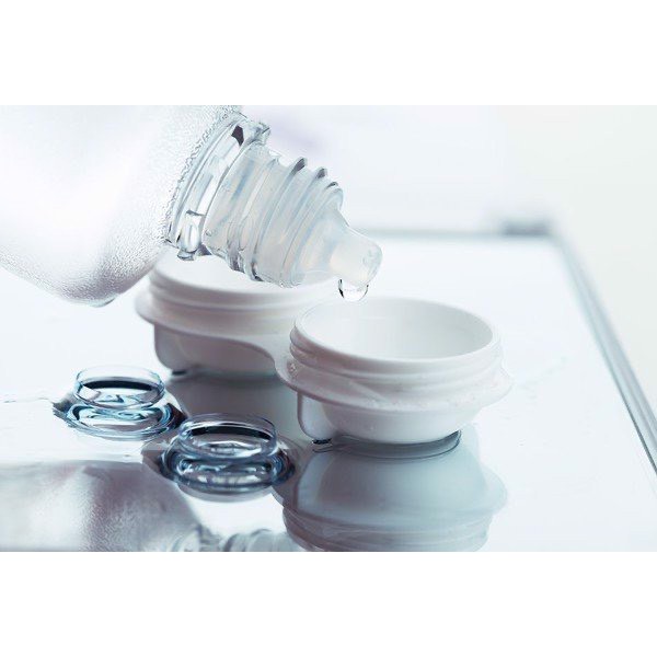 Kính Áp Tròng / Lens mắt không màu TRONG SUỐT không giãn đeo được 8-12h ĐỘ CẬN 0-15