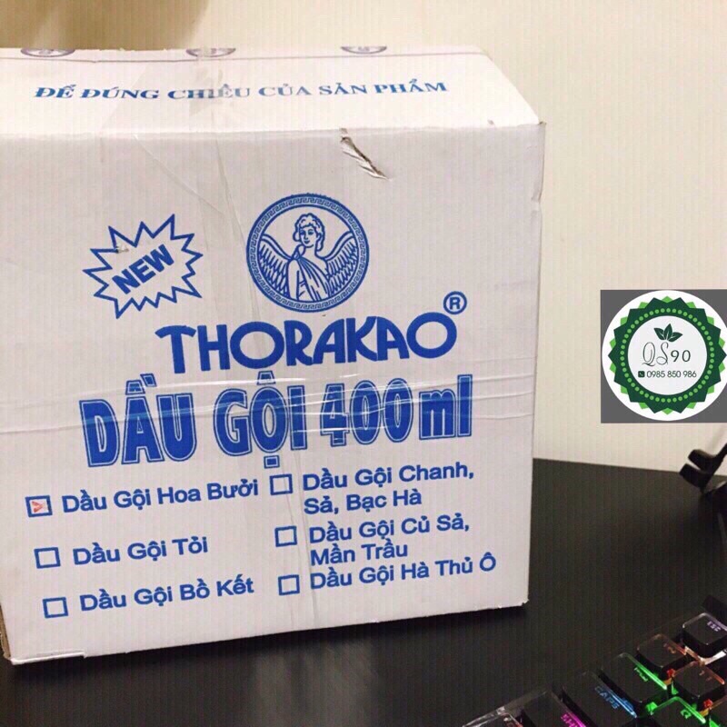 Dầu Gội Hoa Bưởi Thorakao 400ml,hsd 2026
