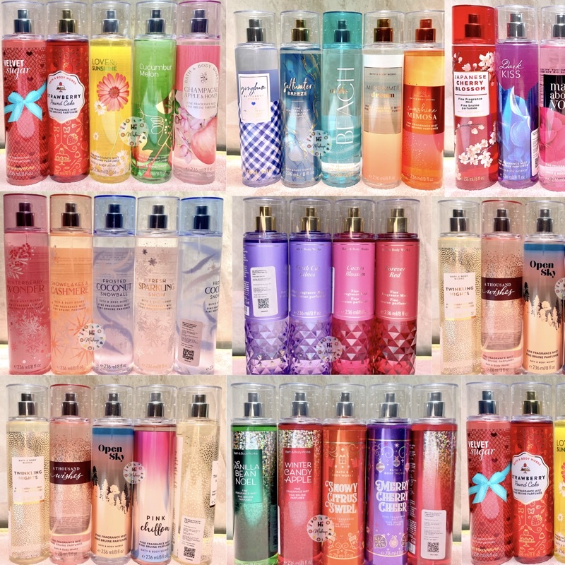 👑 L&G 💄 Xịt Thơm Body Mist Bath & Body Works Đủ Mùi