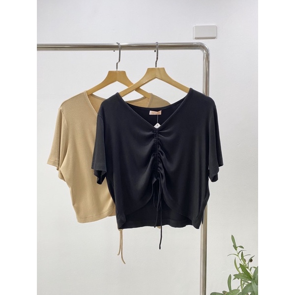 [Mã BMINC50 giảm 50K đơn 150K] Áo thun nhún ngực BIGSIZE 55kg đến 95kg - 21YAP08 - [BU Bigsize Young]