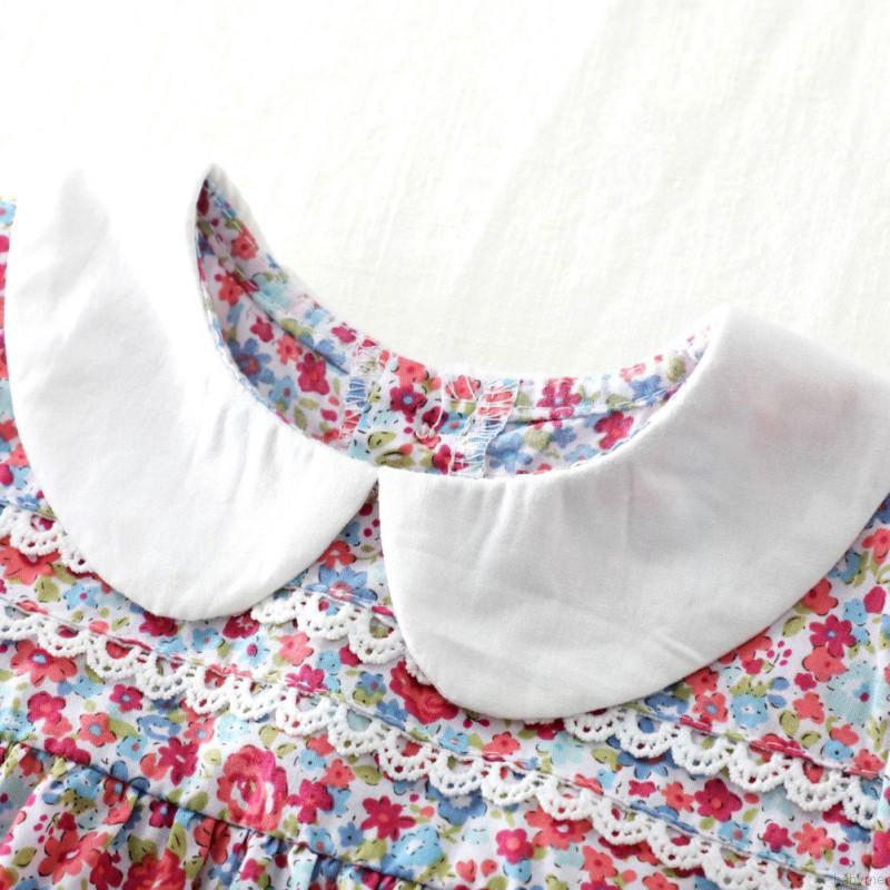 Set áo thun ngắn tay cổ tròn + quần short đáng yêu cho bé gái