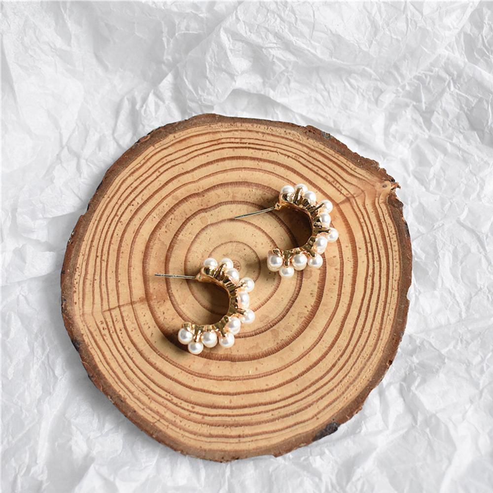 Bông Tai Hình Tròn Phong Cách Hàn Quốc Thời Trang Cho Nữ