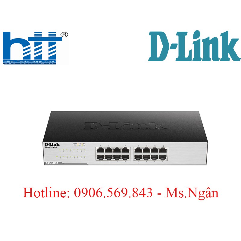 Bộ chuyển mạch 16 cổng Dlink DGS-1016C