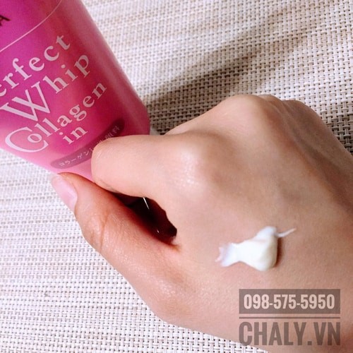 Sữa rửa mặt Perfect Whip màu hồng Collagen In chống lão hoá của Nhật Bản. Mẫu mới nhất vừa về xách tay trực tiếp