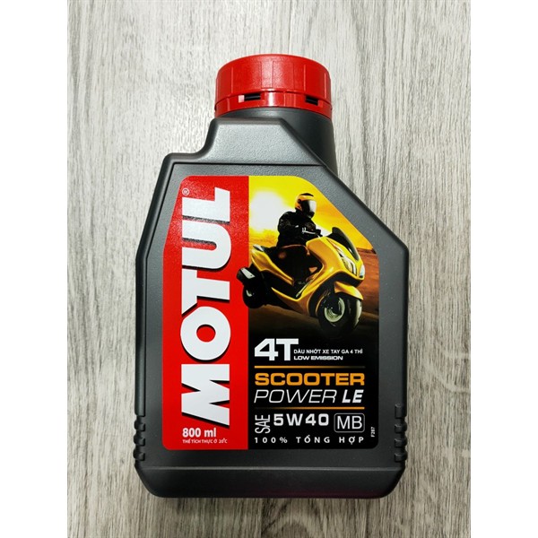 NHỚT XE GA - Motul Scooter Power 5W40 - 800ml