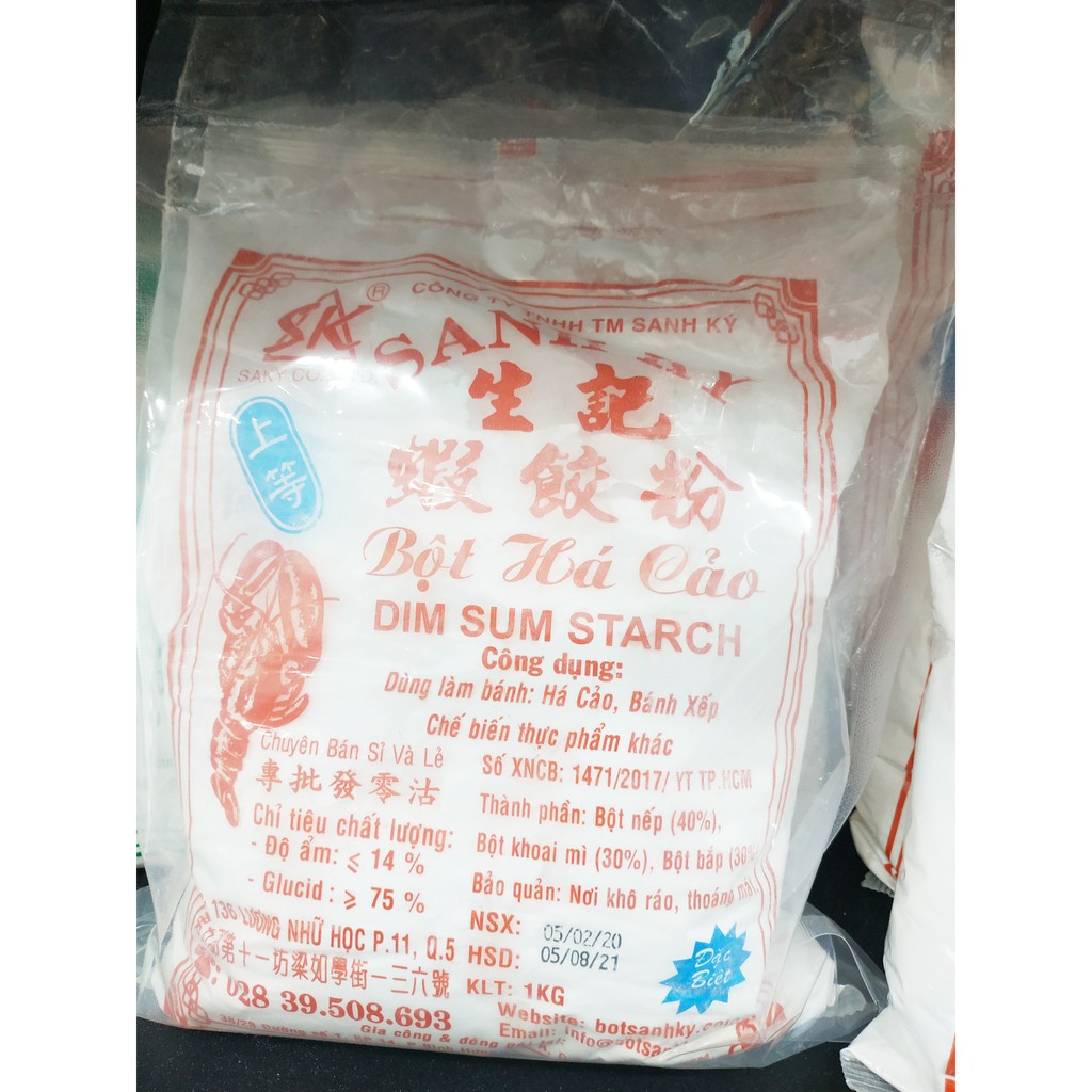 ️🍀Bột Há Cảo Sanh Ký - 1kg x 50b️🍀