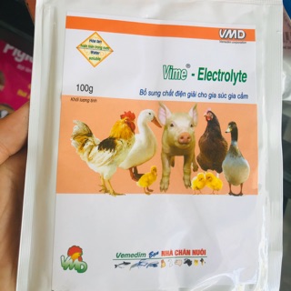 VIME-ELECTROLYTE 100g Bù nước, điện giải