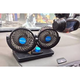 Quạt đôi ô tô dùng điện 12v