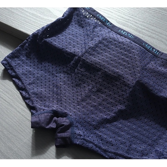 [Hộp 4] Quần lót boxer nam thông hơi cao cấp M, Sịp đùi co giãn xuất nhật FSHOPP5