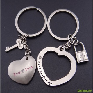 Móc chìa khóa đôi TRUE LOVE - Tình yêu đích thực - giá sỉ