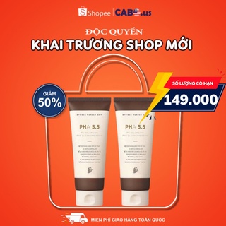 Sữa Rửa Mặt Cân Bằng Da Pha 5.5 pH Blancing Pha Cleansing Foam CABOUS118 làm sạch sâu, kiềm dầu, không khô da