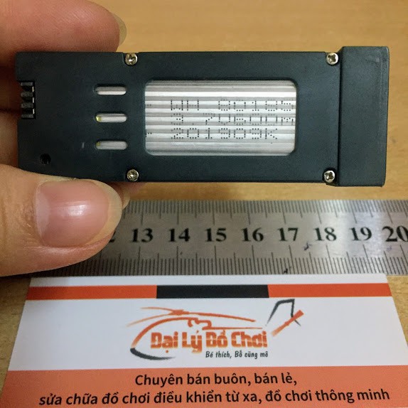 Pin sạc 3.7V dung lượng 600mAh có khung dành cho máy bay JY 019HW E58 tại RUBYRC