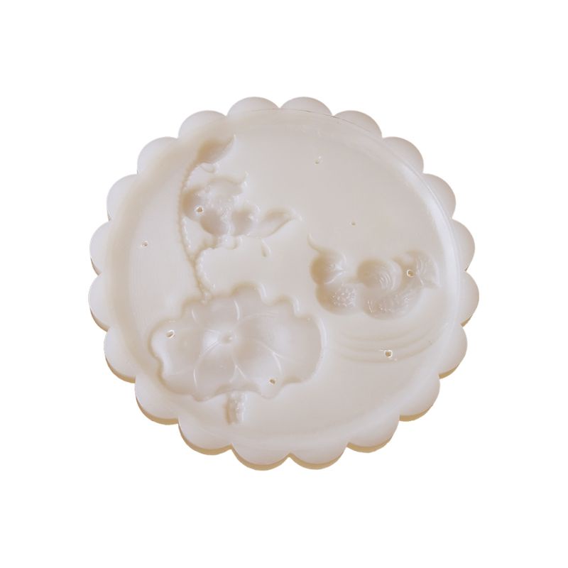 Khuôn Làm Bánh Trung Thu 150g Kèm 4 Con Dấu Hình Hoa