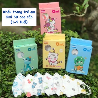 Khẩu trang trẻ em Omi 5D cao cấp