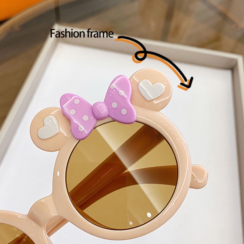 Kính Mát Đi Biển Gọng Tròn Dễ Thương Cho Bé