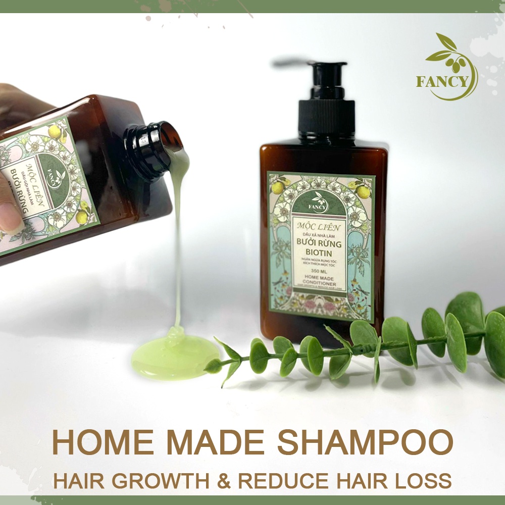 Dầu gội bưởi rừng Biotin 350ml giảm gãy rụng và kích thích mọc tóc - Fancy Pomelo Shampoo