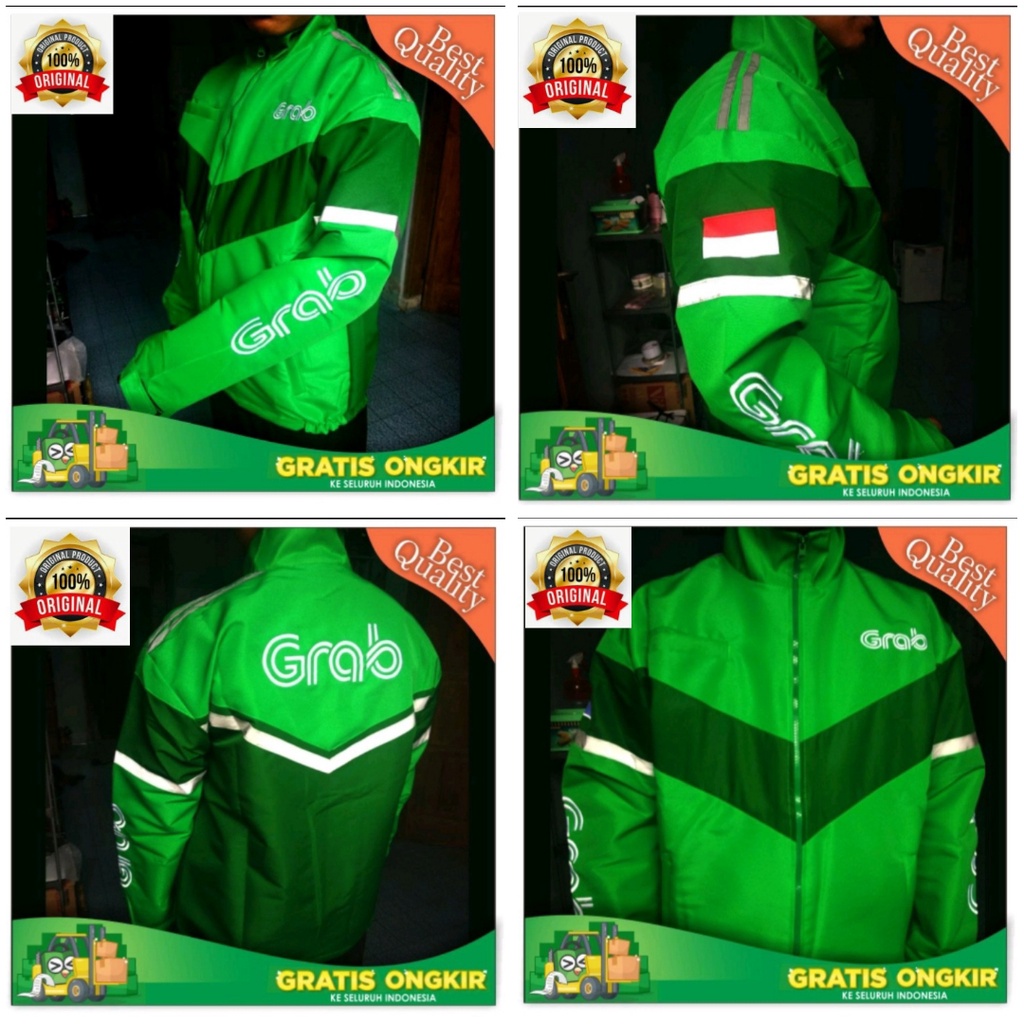 Thay đổi Joss!!!!Ban Đầu!! Áo Khoác bomber jakey Jojol Grab / jakey / jakey / Grab driver / Grab / jakey ojek Online Thái Lan graaabbb / jakey ojek Online Grab / Gramabbb / ojek / ojek / ojek Online Grab Ojek / Grab