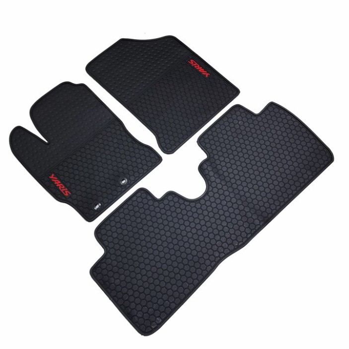 Thảm sàn, lót sàn cao su 3D cho Toyota Yaris 2014-2021 2022 2023