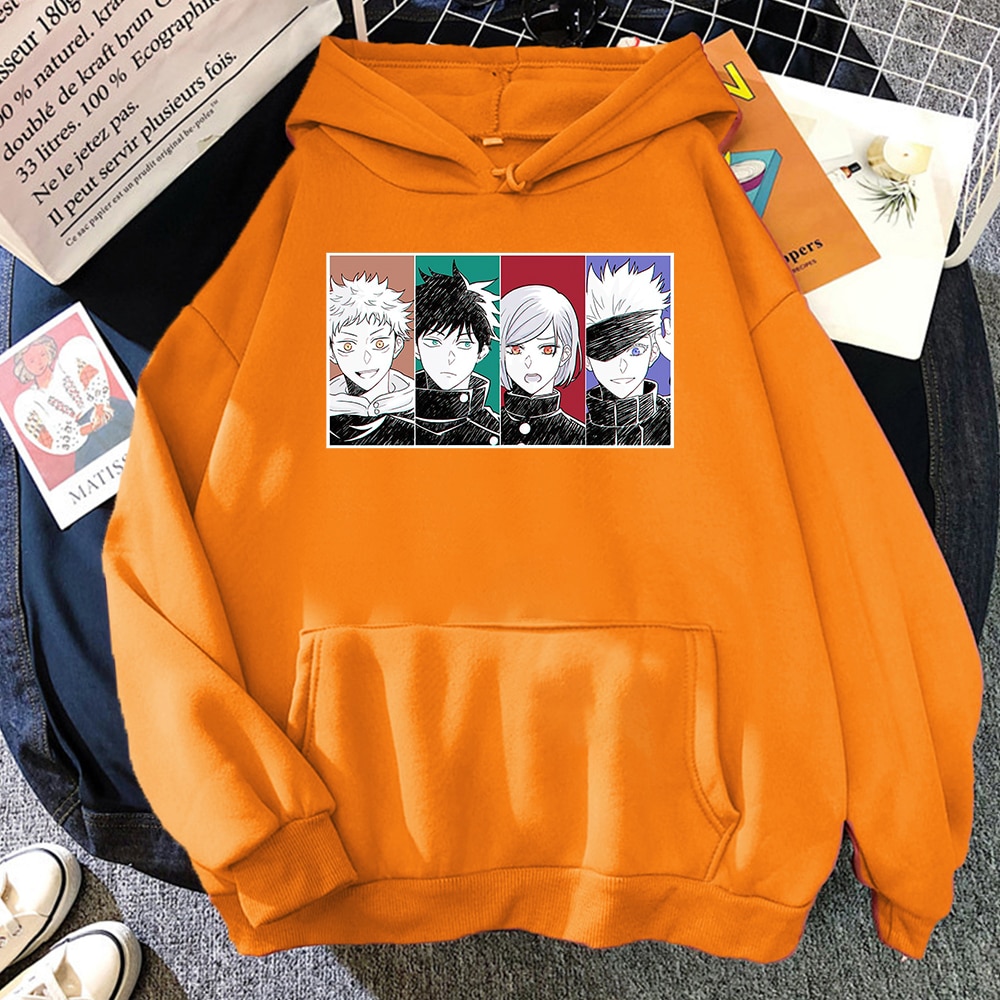 Áo Hoodie In Hình Jujutsu Kaisen Nhóm Nhạc Nhật Bản Thời Trang Cho Nam | BigBuy360 - bigbuy360.vn
