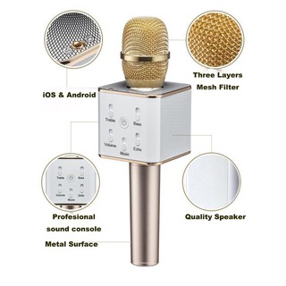 Micro hát Karaoke tích hợp Loa Bluetooth Q7