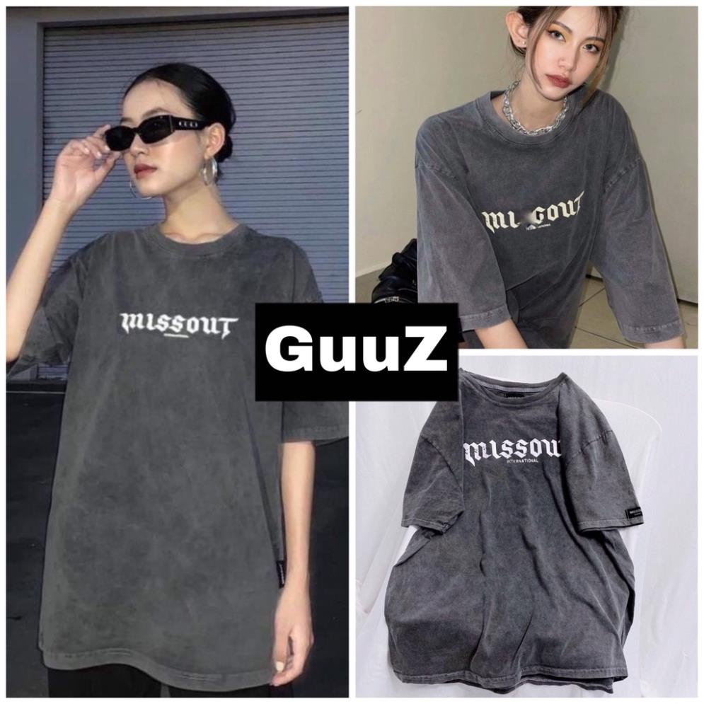 Áo thun họa tiết loang MISSOUT unisex [FREESHIP] Áo phông form rộng thời trang giá rẻ GuuZ 