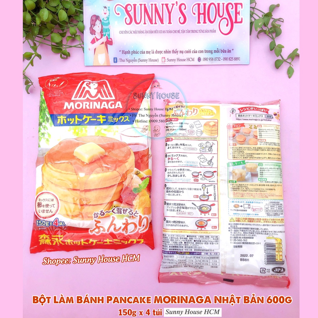 Bột làm bánh pancake Morinaga 600g