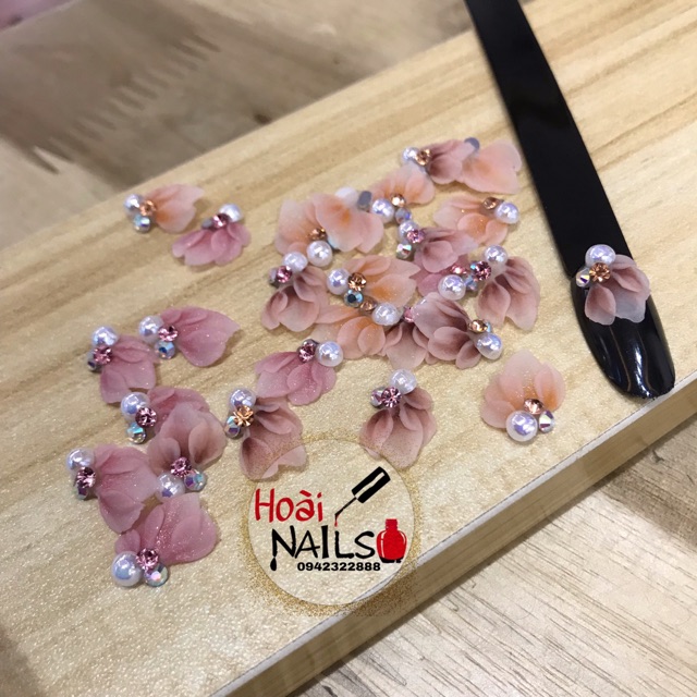 Hoa góc nhỏ xinh gắn móng( 1b)- Phụ kiện Nail Giá Rẻ