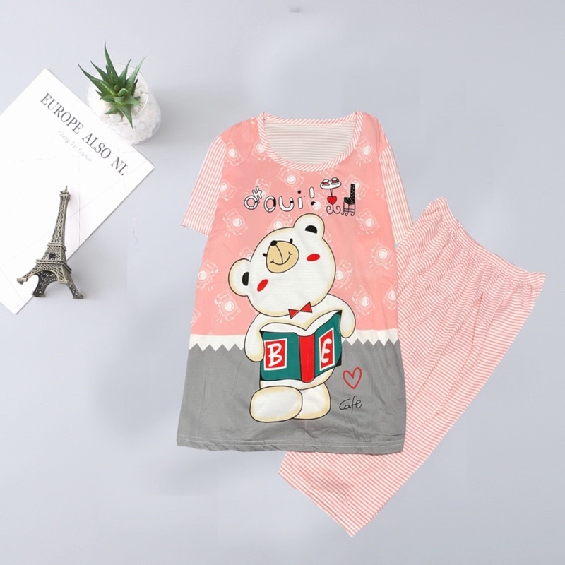 Đồ bộ mặc nhà hàng loại 1, đồ mặc nhà, bộ ngủ cộc tay,  đồ ngủ/ fresship extra, đồ bộ mặc nhà, đồ ngủ thun